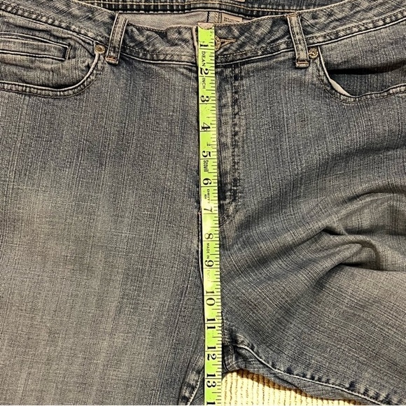 Chico’s Platinum High Rise Bootcut denim jeans straight leg High Rise  size 2.5 - Picture 12 of 14